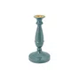 Castiçal 24cm Azul Home