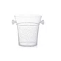 Champanheira Redonda Em Acrílico Bolhas Transparente 2,8