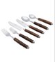 Conjunto 6 Talheres Aco Inox C/Cabo Bambu
