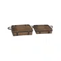 Conjunto de Bandejas Bambi Marrom  2Pçs