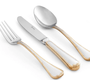 Croise Gold Inox - Faqueiro 130Pçs