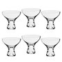 Jg de 06 Taças p/ sobremesa vega em cristal 330ML