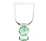 Jg de 6 Copos em Vidro C/Base Esperas Verde 500ML