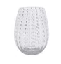 Jg de 6 Copos Vidro Transparente C/detalhe branco
