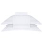 Jg de Cama King Trento Branco Perola