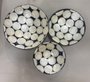 Jogo de 3 Bandejas/Bowls em Resina