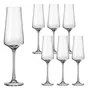 Jogo de 6 taças P/ Champanhe Cettia em Cristal 270ml A26cm