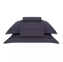 Jogo de Cama Queen Damask Square Cinza Light