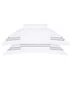 Jogo De Cama Queen Trento 800 Fios Buddemeyer Luxus Branco/Borda Azul