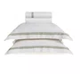 Jogo de Cama Queen Vercelli Branco C/Pistacchio