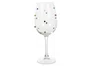 Jogo de taça Para Vinho 440ml 22,5X8,6cm C/4 Pçs Dots Colors