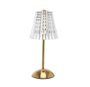 Luminária de Mesa Led 3 Tons Usb Leumina 12,5x12,5x30cm Dourada
