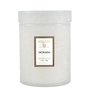 Mini vela Voluspa pote em vidro relevo 50 horas Mokara