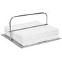 Porta Guardanapo Patti Inox Horizontal