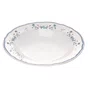 Prato Fundo Florescer 22cm Azul Cerâmica - Wolff