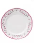 Prato Sobremesa Florescer 19,5cm Rosa Cerâmica - Wolff