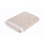 Toalha Banhão Trussardi Jacquard Fio Tinto Speciale Nocciola/Branco