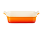 Travessa Retangular 26Cm Laranja Heritage