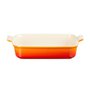 Travessa Retangular 32cm Heritage Laranja Le Creuset