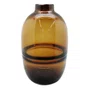 Vaso de Vidro Âmbar