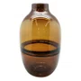 Vaso de Vidro Âmbar