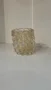 Vaso em Vidro Incolor C/Dourado