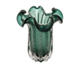 Vaso Vidro Italy Verde Esmeralda 19x24cm