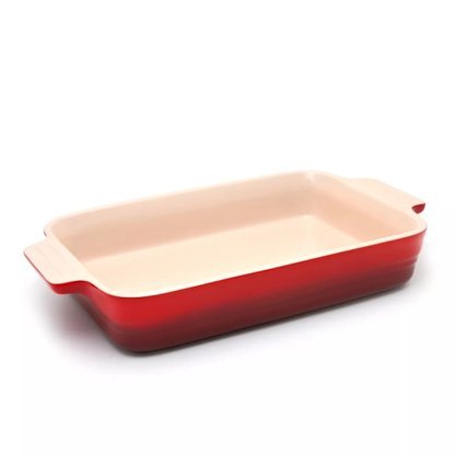 Travessa Retangular 32cm Heritage Vermelho