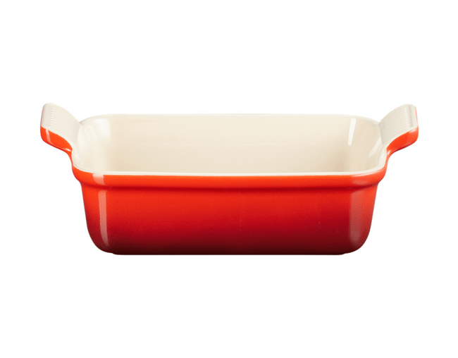 Travessa Retangular Heritage 26CM Vermelha