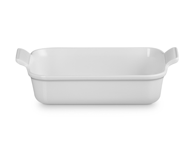 Travessa Retangular Heritage  26CM White